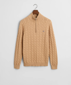 Gant Cotton Cable Half Zip