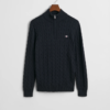 Gant Cotton Cable Half Zip