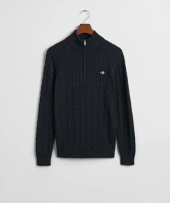 Gant Cotton Cable Half Zip