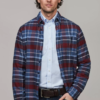 Hansen & Jacob Lumberjack Check Flanel Comfort Shirt Blue 46