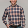 Hansen & Jacob Wooland Check Flanel Shirt Blue 46