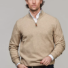 Hansen & Jacob Half Zip Diamond Knit