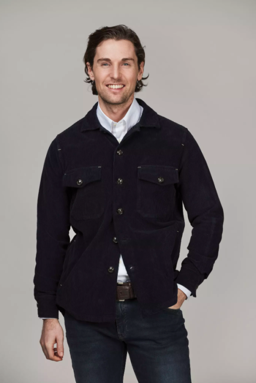 Hansen & Jacob CORDUROY NOXUS OVERSHIRT NAVY 48