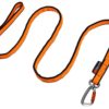 Non-Stop Dogwear Bungee leash, black/orange, 2M