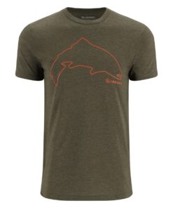 Simms Trout Outline T-Shirt