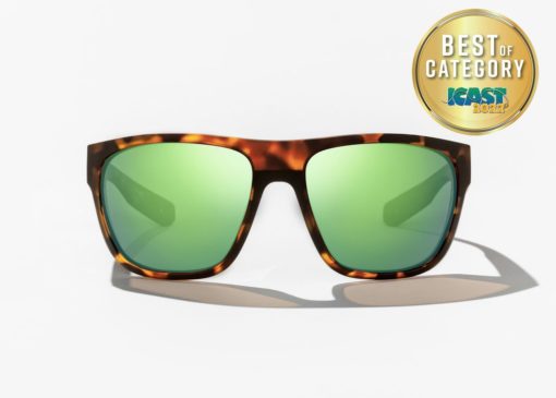 Bajio Las Rocas Brown Tort Matte Green Mirror Glass