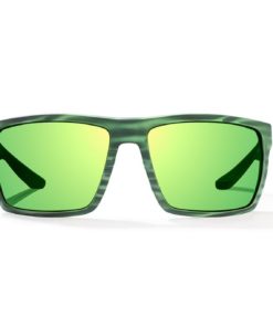 Bajio Stiltsville Green Stripe Matte Green Mirror Glass