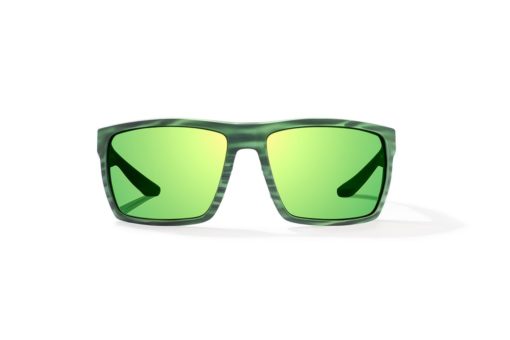 Bajio Stiltsville Green Stripe Matte Green Mirror Glass