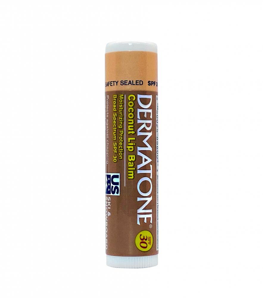 Dermatone  Lip Balm Coconut 0,15oz. m/display for 24