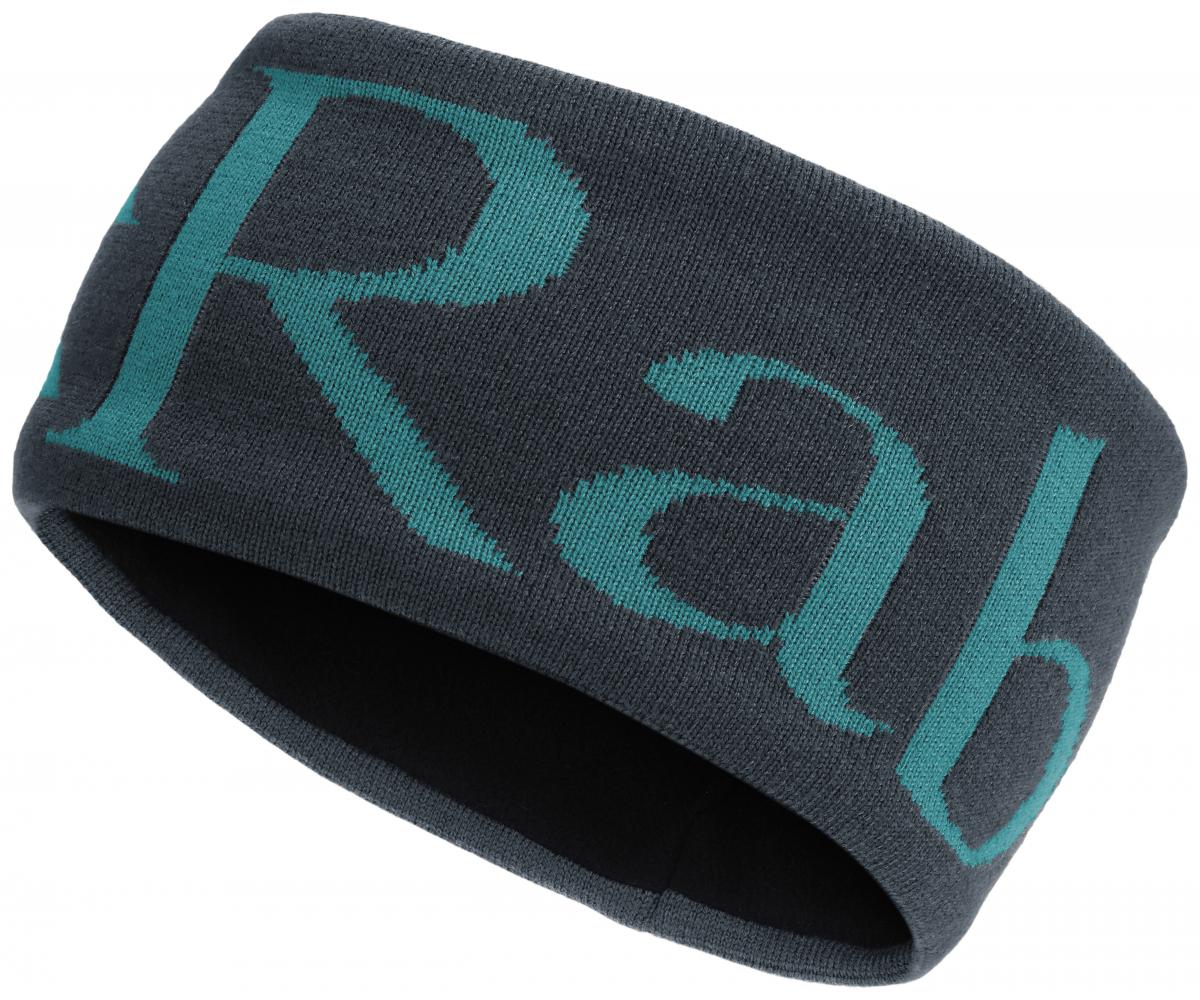 Rab  Knitted Logo Pannebånd Ebony