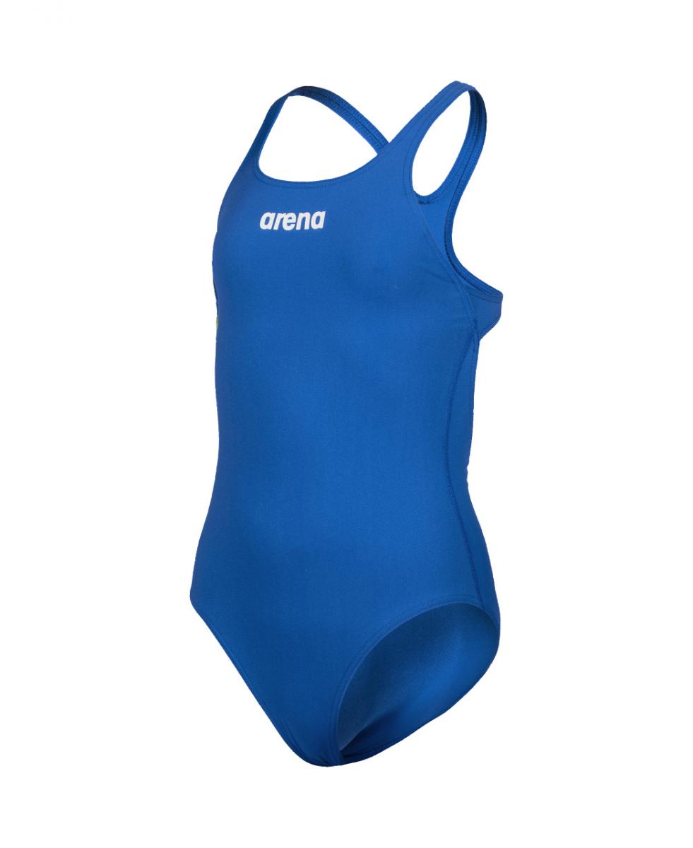Arena  Girl´S Team Swimsuit Swim Pro Solid Blue