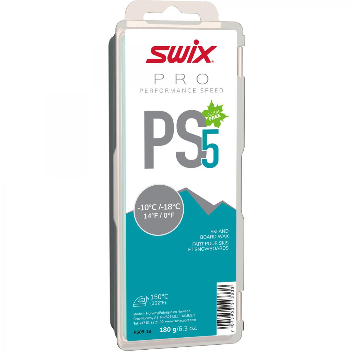 Swix  PS5 Turquoise, -10°C-18°C, 180g