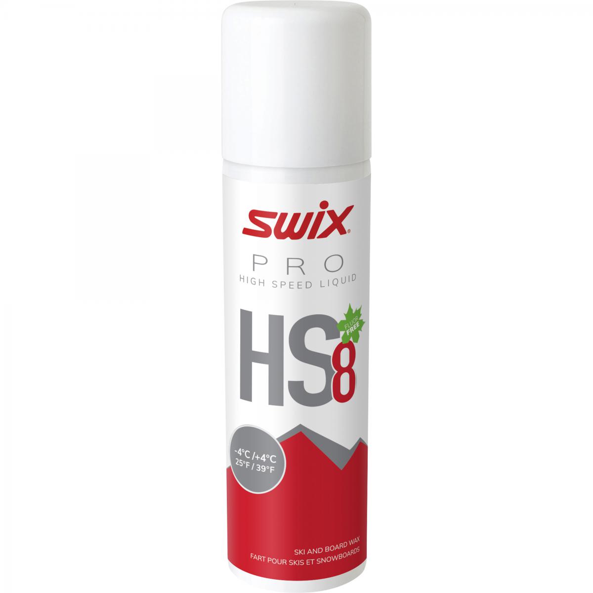 Swix  HS8 Liq. Red, -4°C+4°C, 125ml