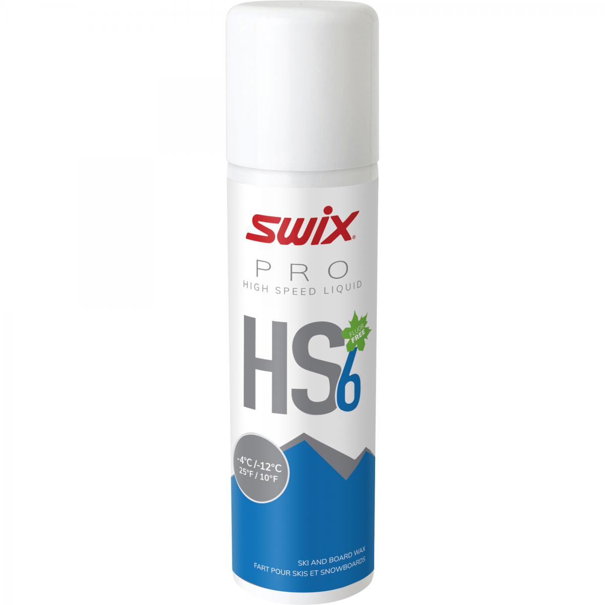 Swix  HS6 Liq. Blue, -4°C-12°C, 125ml