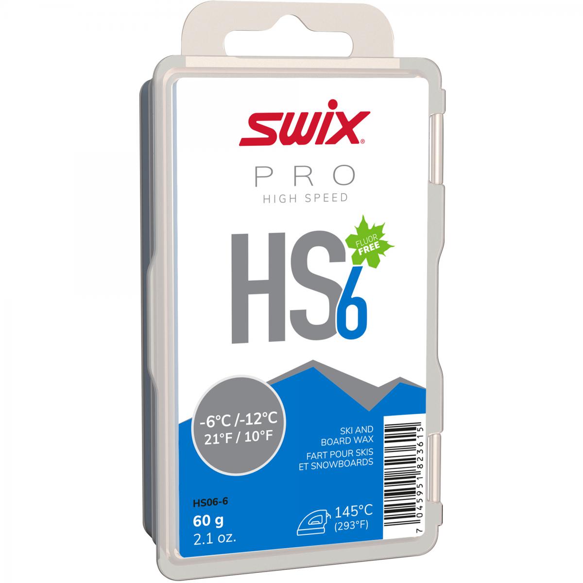 Swix  HS6 Blue, -6°C-12°C, 60g