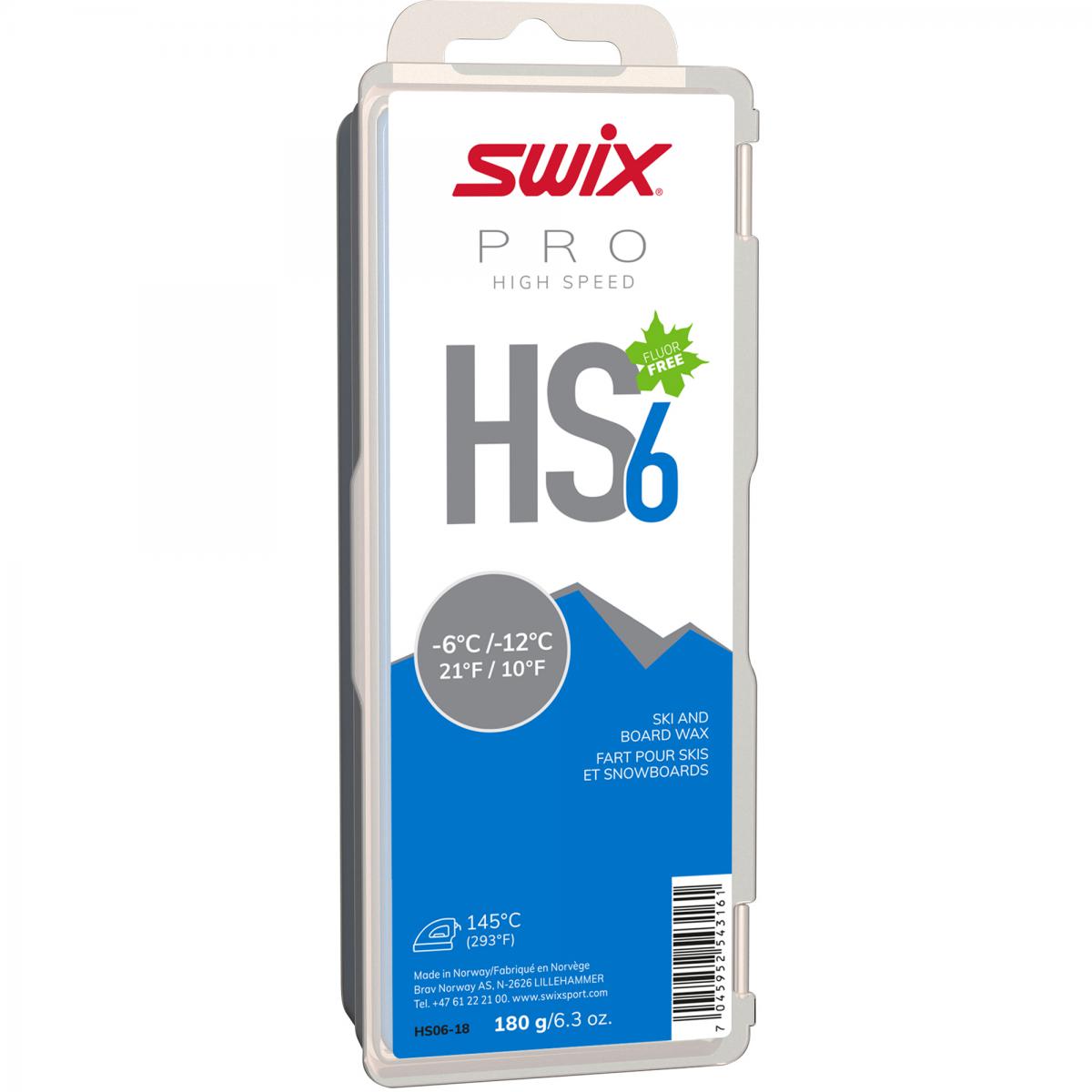Swix  HS6 Blue, -6°C-12°C, 180g