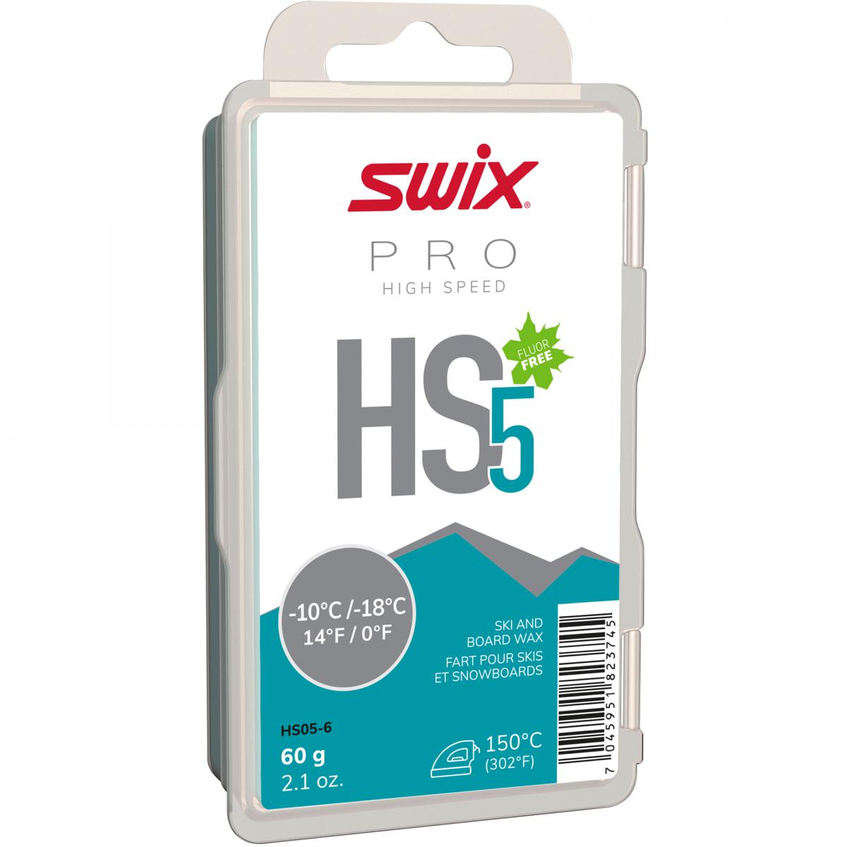 Swix  HS5 Turquoise, -10°C-18°C, 60g