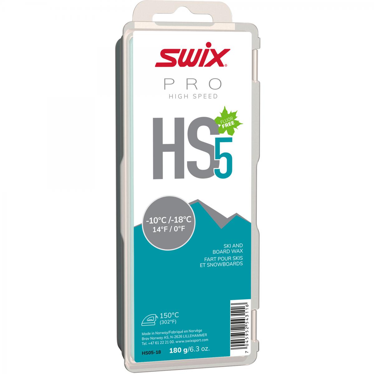 Swix  HS5 Turquoise, -10°C-18°C, 180g
