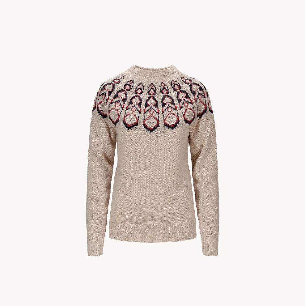 Tufte Wear  W Robin Pattern Sweater