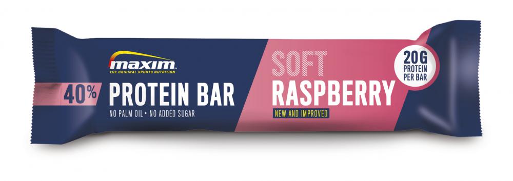 Maxim  40% Protein Bar Soft Raspberry