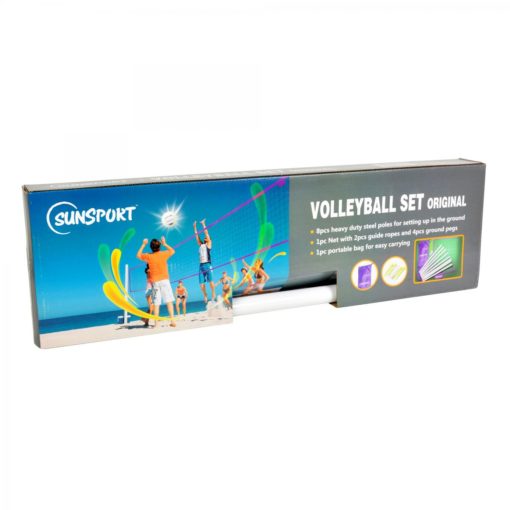 SunSport  Volleyballsett m stenger