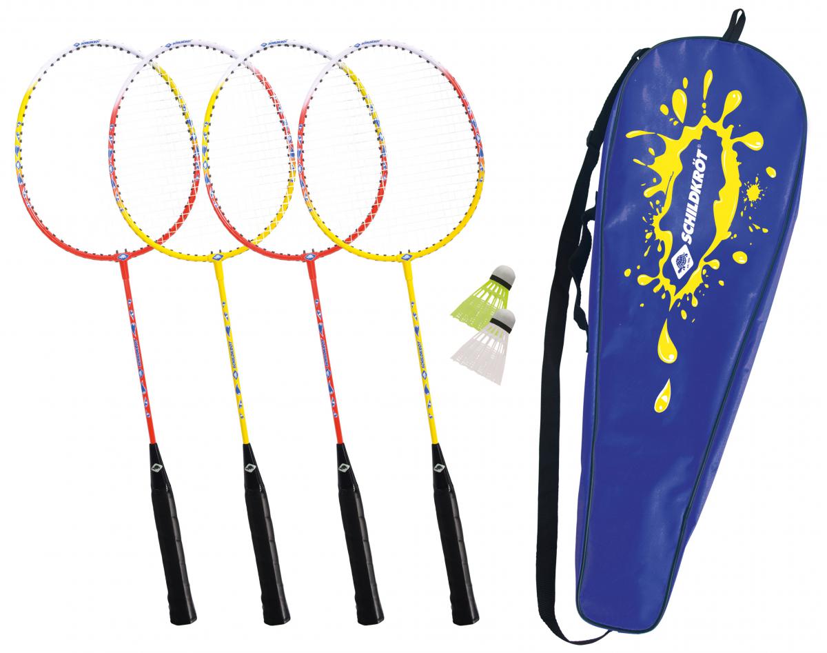 Schildkröt  Badminton 4 Rackets and balls