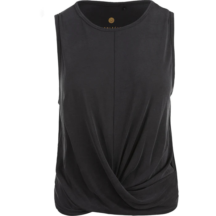 Diamy W Cropped Tank Top, singlet, svart