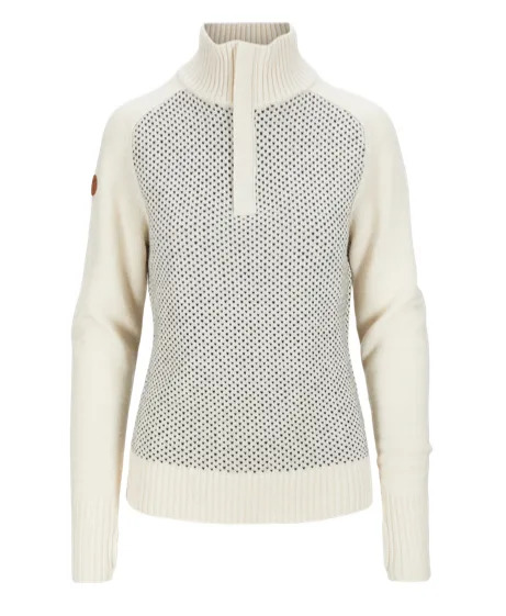 Tufte Wear Robin Low Half Zip, dame, ullgenser