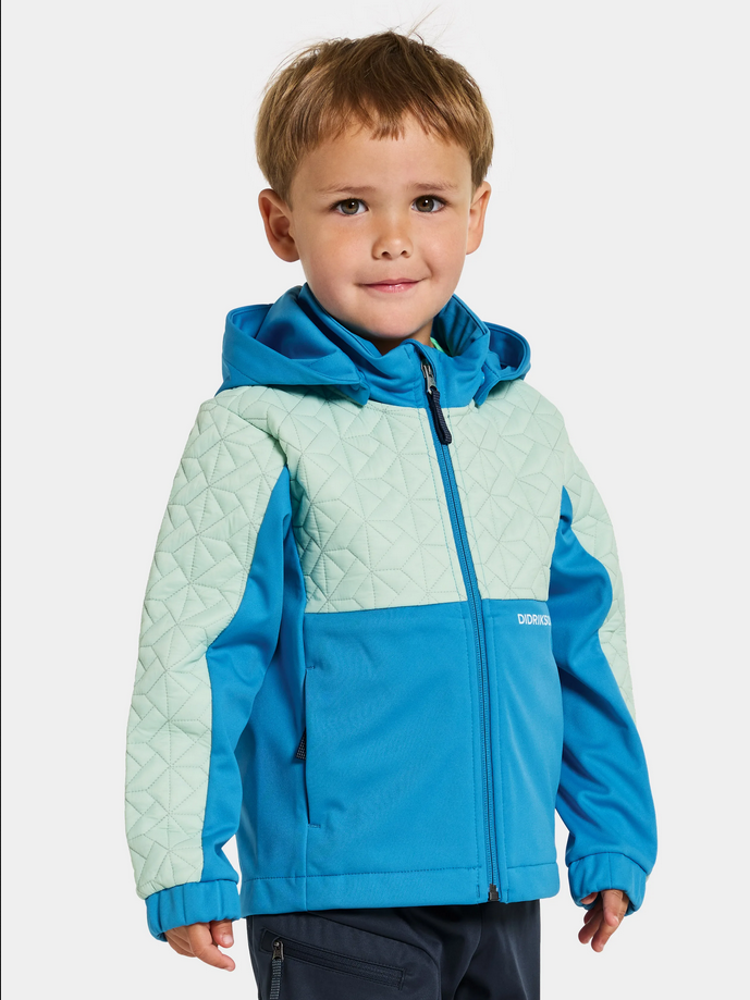 Briska Kids' Jacket, Hybridjakke, Blå, Barn