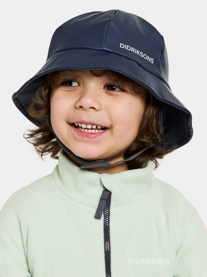 Didriksons Southwest Kids Hat. Navy, Barn