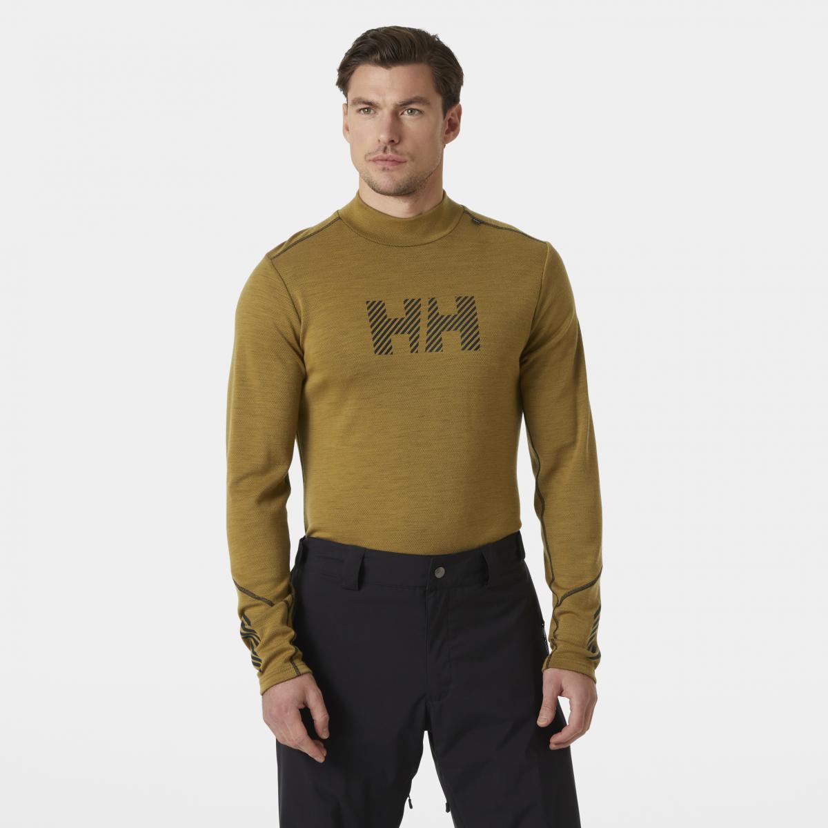 Helly Hansen  Lifa Merino Midw Logo, merinoull, herre