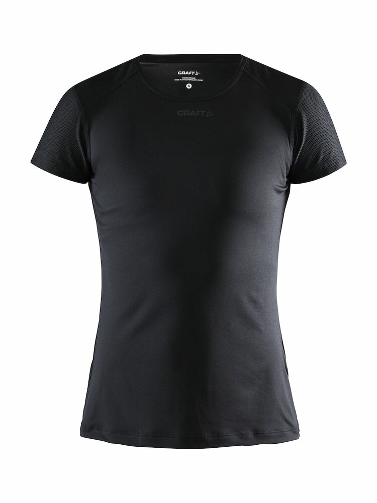 Craft  Adv Essence Ss Slim Tee Woman, Black