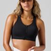 Casall  Impact Zip Sports Bra, Dame