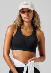 Casall  Impact Zip Sports Bra, Dame