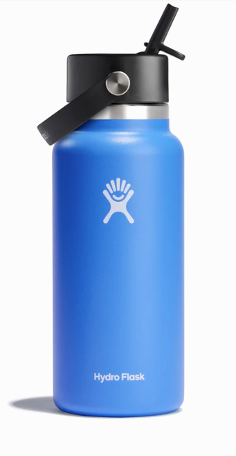 Hydro Flask, Wide Mouth with Flex Straw Cap, 946 ml, Cascade