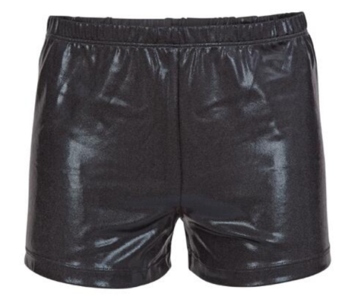 FIBRA Gym Shorts Junior, Black/Metallic