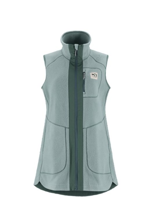 Kari Traa  Sanne Pile Vest Long, Fleece vest, dame