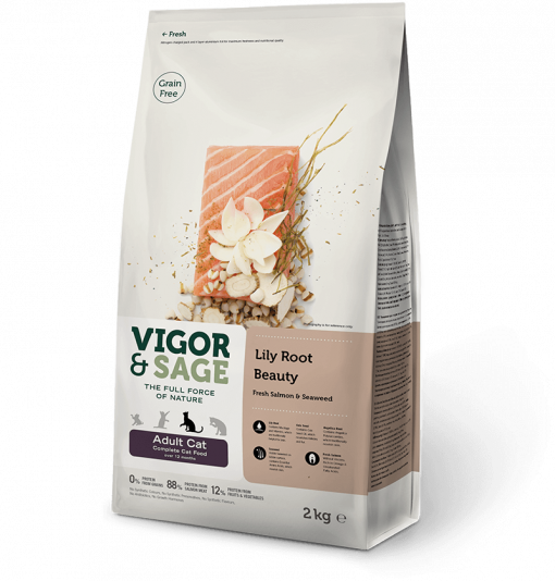 Vigor&Sage Lily Root Beauty, Adult Cat, 2kg.
