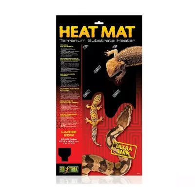 ExoTerra, Heat Mat, 25W, 27.9x43.2cm. Selvregulerende varmematte