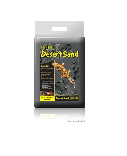 DESERT SAND ExoTerra, Svart, 4.5kg.