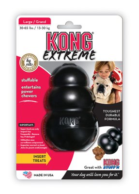 KONG Extreme, Svart, L, 11x7cm.