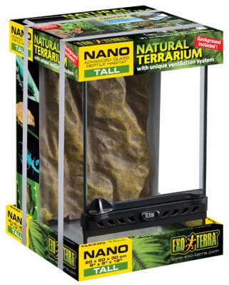 TERRARIUM Exoterra, Nano Tall, 20x20x30cm.