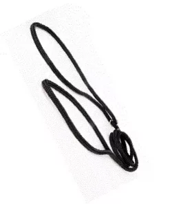 UTSTILLINGSKOBBEL Trine, 6mm./120cm. Sort