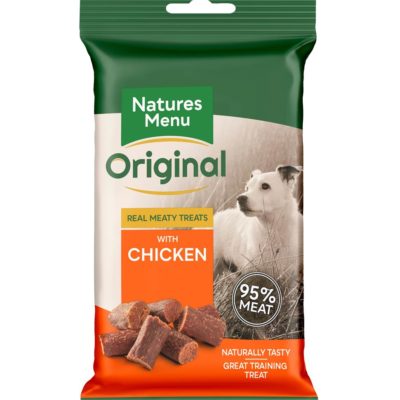 NATURES MENU Kylling m/lever biter 60g.