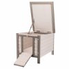 Natura Small Animal Hutch, 42 × 43 × 51 Cm, Grey