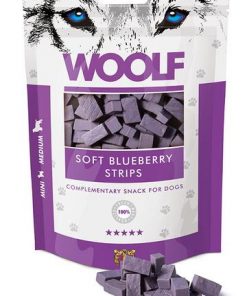 WOOLF Soft Blueberry Strips 100g.