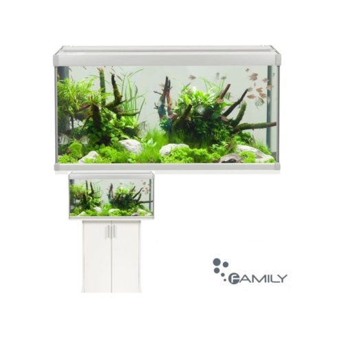 FAMILY Aquastabil, Akvarium, 80x35x42cm., 112L. Hvit