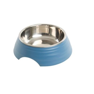 Buster Frosted Ripple Skål Matt Blå, L