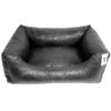 Sofa soft skai sort L,  117 X 80 X 28 CM