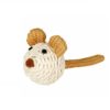 Mouse With Rattle, Rope, 5 Cm